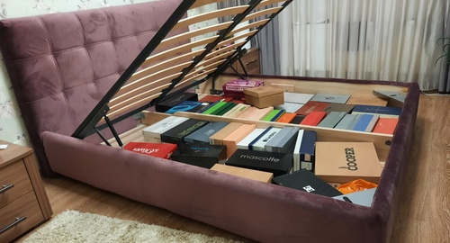 Перетяжка изголовья кровати. Саянск